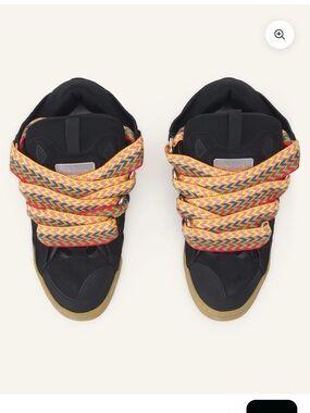LANVIN CURB SNEAKERS IN LEATHER
